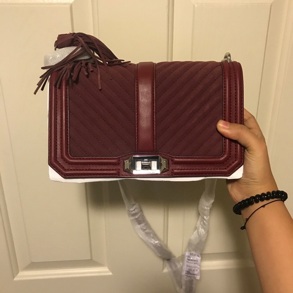 Rebecca Minkoff suede crossbody bag